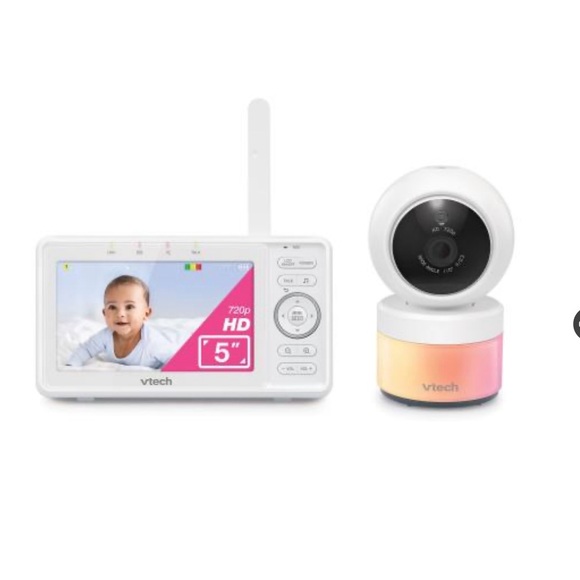 V Tech Video Baby Monitor with Pan and Tilt and Night Light #VM5263 - Picture 1 of 15